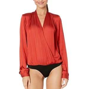 Paige Sevilla Bodysuit in Tulip Red